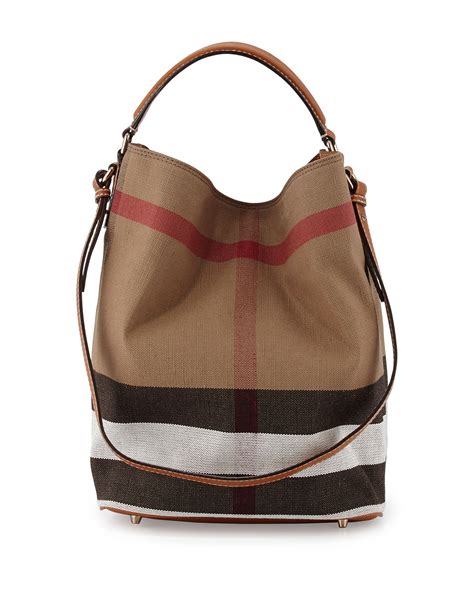 burberry ashby tasche bag hobo canvas